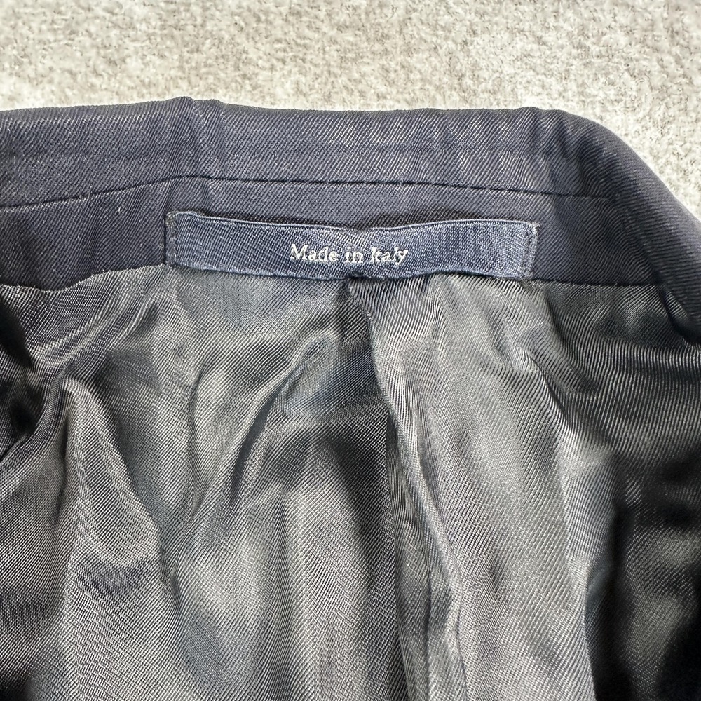 Ermenegildo Zegna Suit Blazer Pants Mens 44 36x27 Blue Wool 2 Piece Italy - Picture 2 of 16